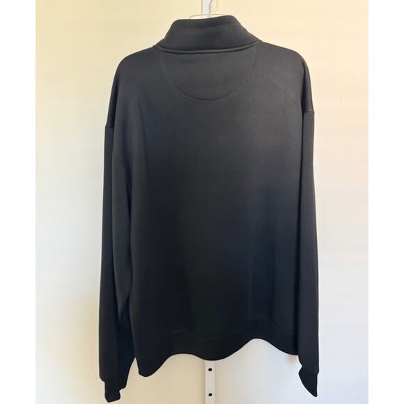 NC State Wolfpack Sweatshirt Mens Extra Large Black 1/4 Zip Pullover Polyester - Picture 4 of 4